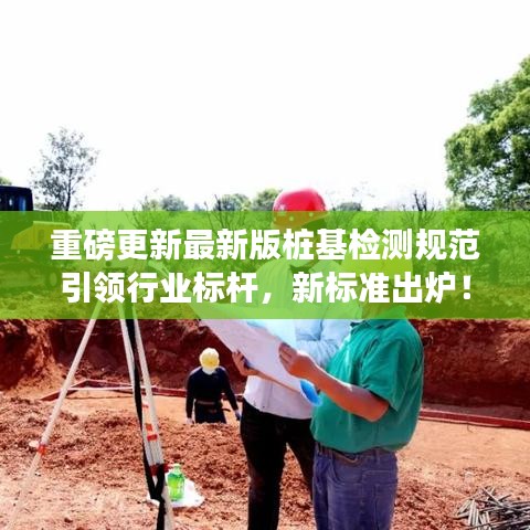 重磅更新最新版樁基檢測規(guī)范引領(lǐng)行業(yè)標(biāo)桿，新標(biāo)準(zhǔn)出爐！