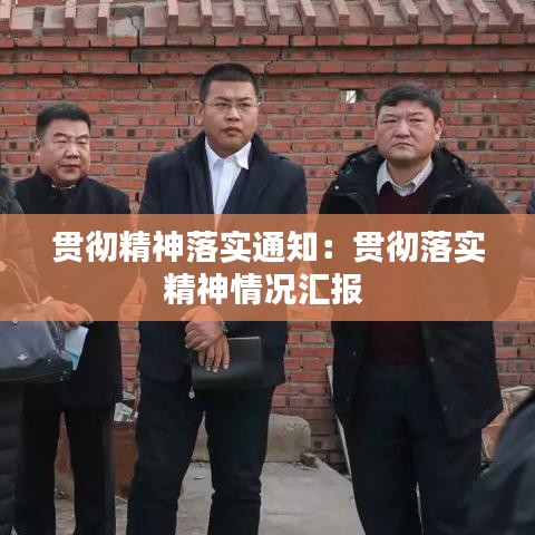 貫徹精神落實(shí)通知:貫徹落實(shí)精神情況匯報
