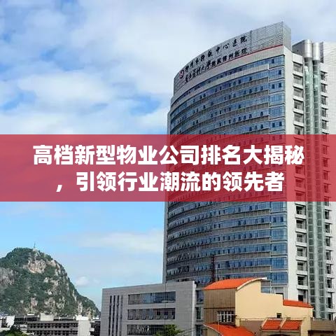 高檔新型物業(yè)公司排名大揭秘，引領行業(yè)潮流的領先者