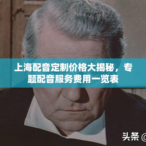 上海配音定制價格大揭秘，專題配音服務(wù)費用一覽表