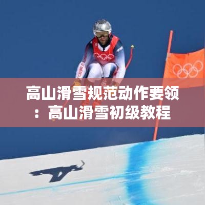 高山滑雪規(guī)范動作要領：高山滑雪初級教程 