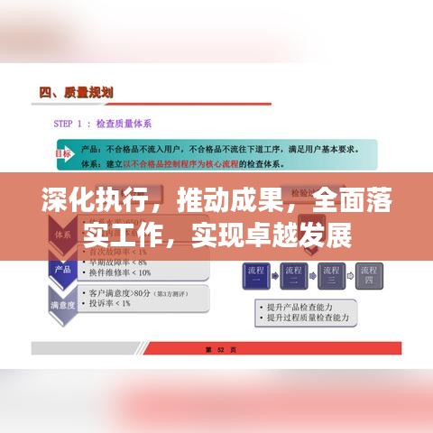 深化執(zhí)行，推動成果，全面落實(shí)工作，實(shí)現(xiàn)卓越發(fā)展