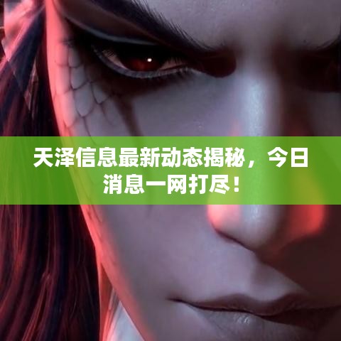 天澤信息最新動(dòng)態(tài)揭秘，今日消息一網(wǎng)打盡！
