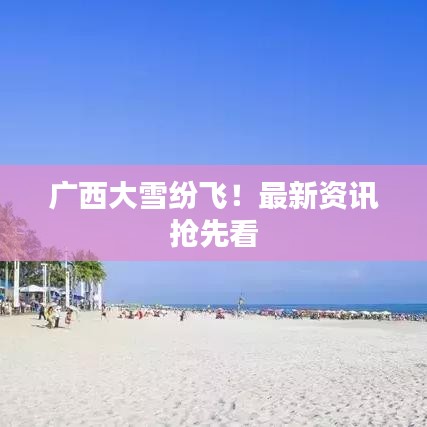 廣西大雪紛飛！最新資訊搶先看