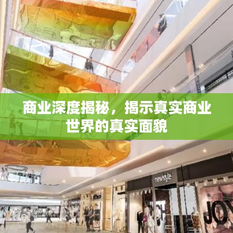 商業(yè)深度揭秘，揭示真實商業(yè)世界的真實面貌