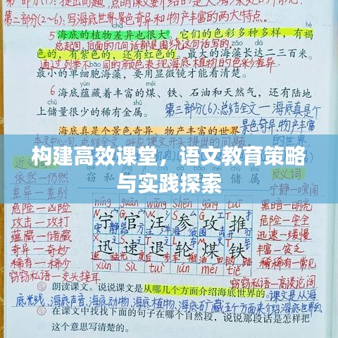 構(gòu)建高效課堂，語(yǔ)文教育策略與實(shí)踐探索