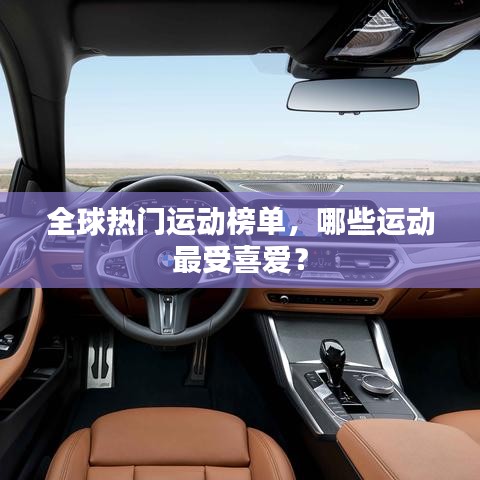 全球熱門運動榜單，哪些運動最受喜愛？