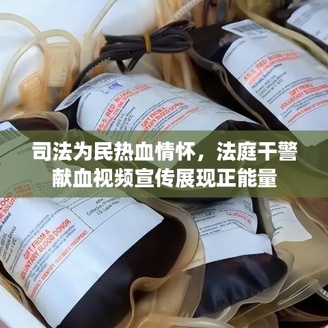 司法為民熱血情懷，法庭干警獻(xiàn)血視頻宣傳展現(xiàn)正能量